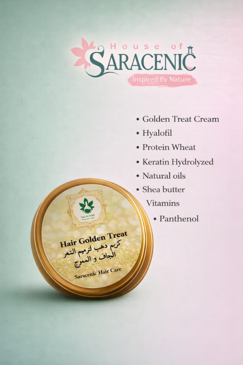 Golden treat hair cream